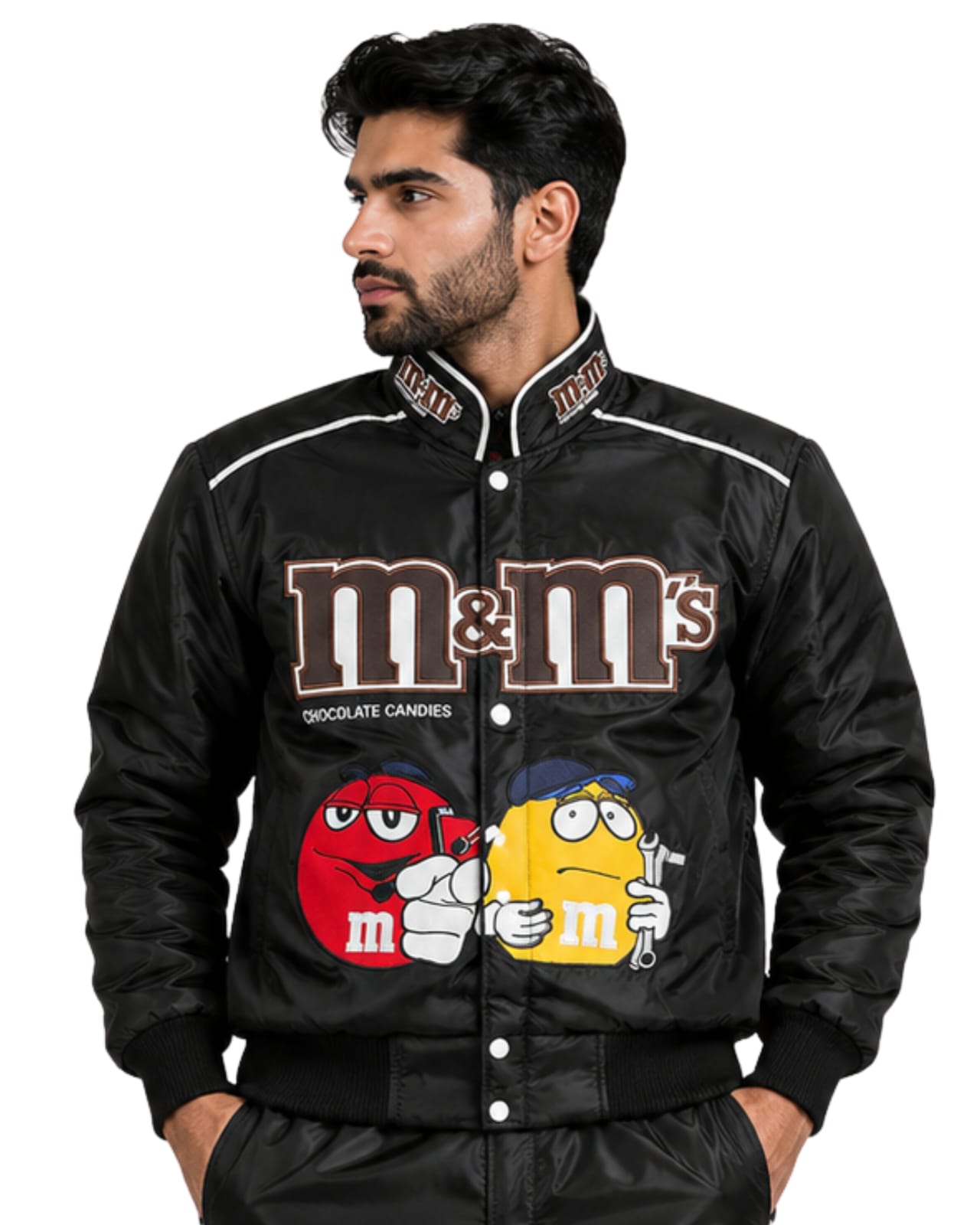 Chocolate Candy Bomber Jacket